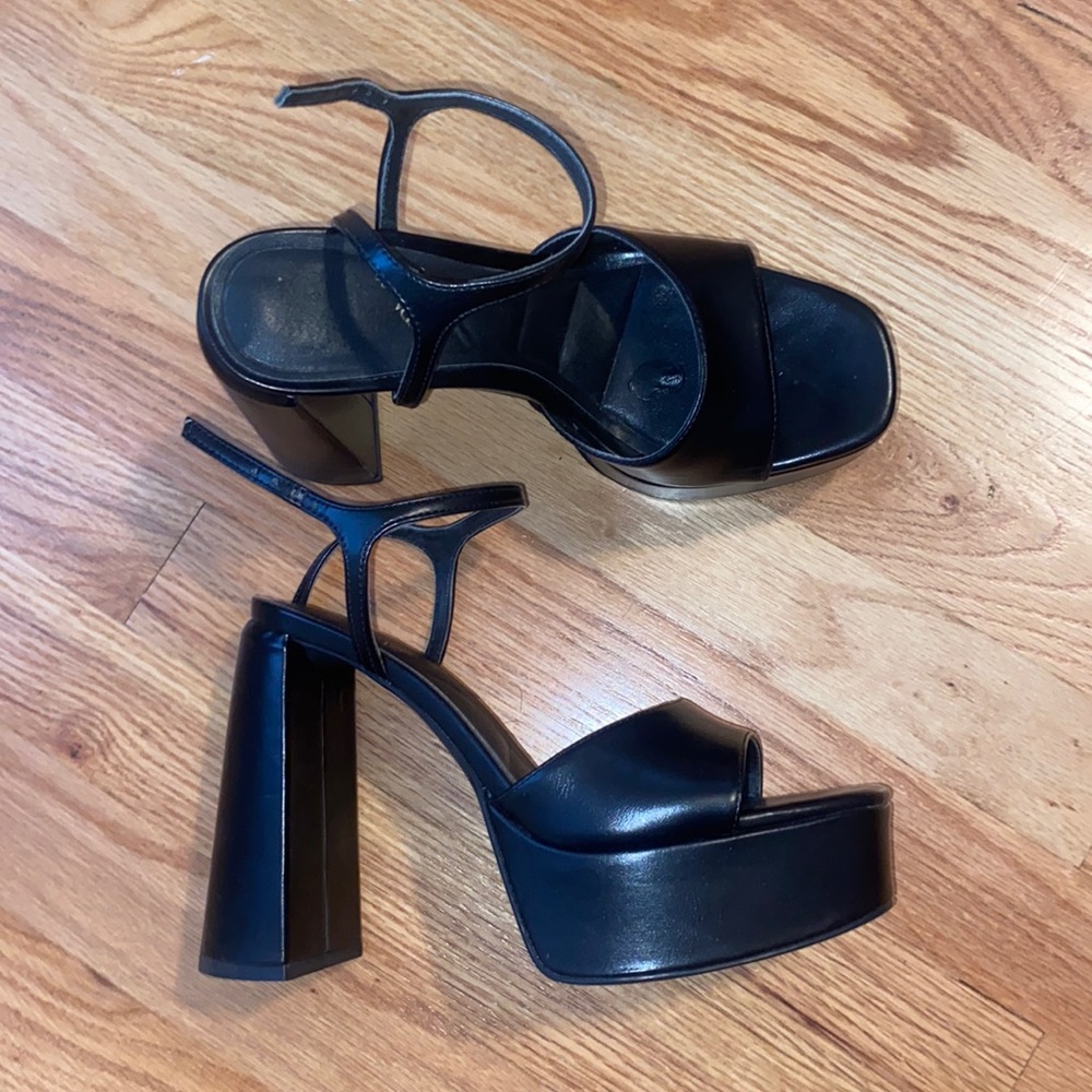 Black Platform Heels